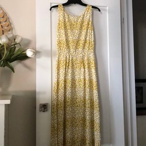 Midi cotton knit dress